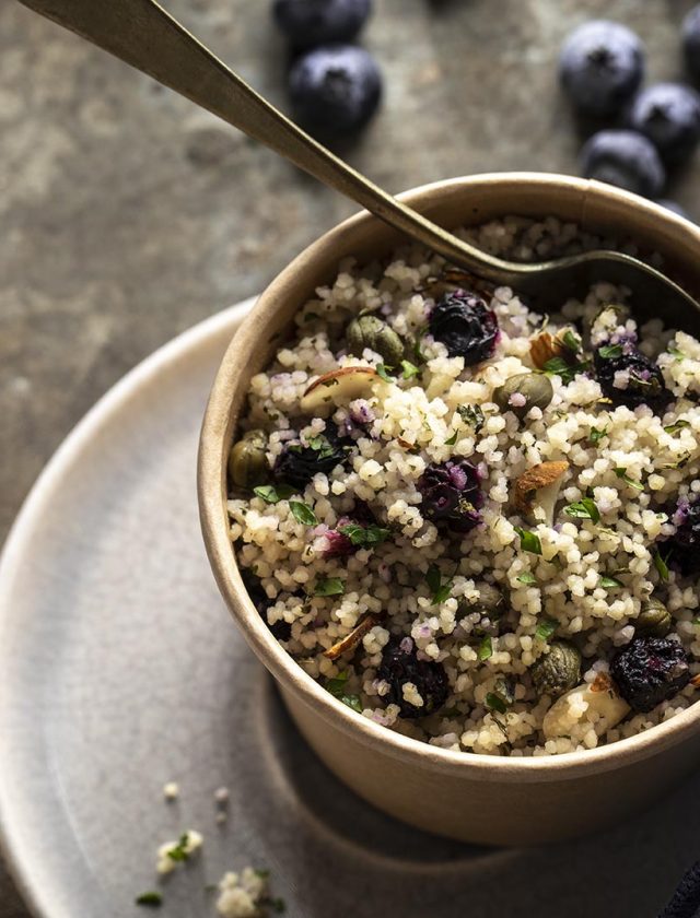Dried Blueberry, Almond and Caper Couscous - Food Professionals