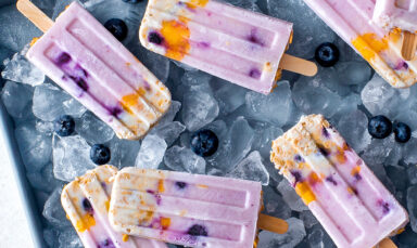 Recipe Image - Blueberry Parfait Pops